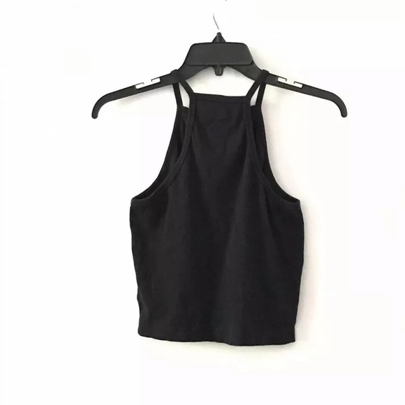 Casual Racer Back Tank Top Color Black Size Large - Picture 3 of 5